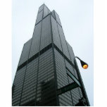 Sears Tower Photo Sculpture<br><div class="desc">This is a view from the street below of the Sears Tower in Chicago IL.</div>