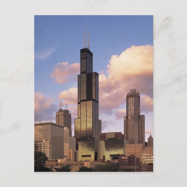 Sears Tower Postcard - Willis Tower - Chicago (Front)