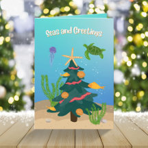 Seas and Greetings Ocean Christmas Tree Non-Photo
