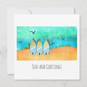 Seas and Greetings Reindeer Coastal
