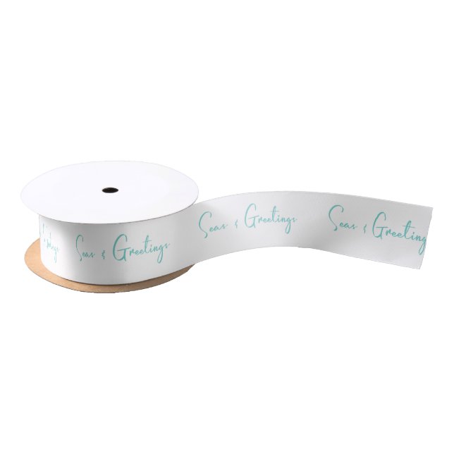 Seas and Greetings Satin Ribbon (Spool)