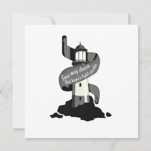 Seas may churn, but hope's light guides holiday card