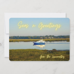 Seas n Greetings from the Lowcountry Hilton Head Holiday Card