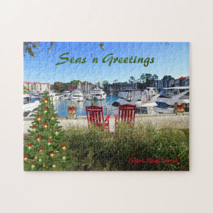 Seas n Greetings Hilton Head Island Harbour Town Jigsaw Puzzle