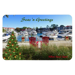 Seas 'n Greetings Hilton Head SC Harbour Town Magnet