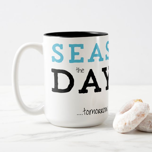 Seas the Day Coffee Mug (With Donut)