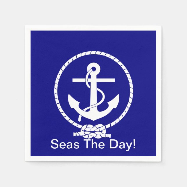 Seas the day! Paper napkins (Front)
