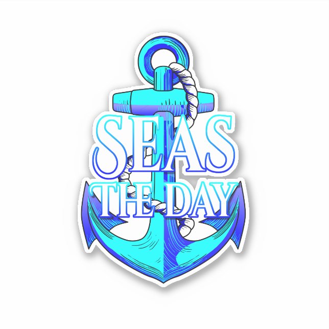 Seas The Day Pirate Anchor (Front)