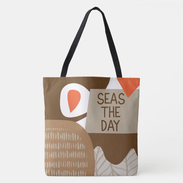 Seas the Day Shoulder Tote (Front)
