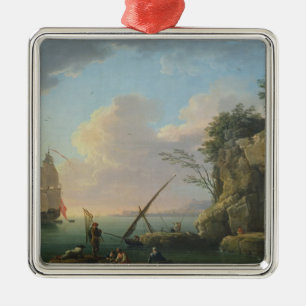 Seascape, 1748 metal ornament