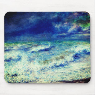 Seascape (1897) by Pierre-Auguste Renoir Mouse Pad