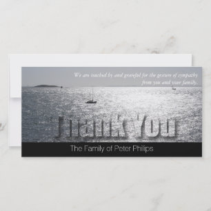 Seascape 2 Modern Sympathy Thank You