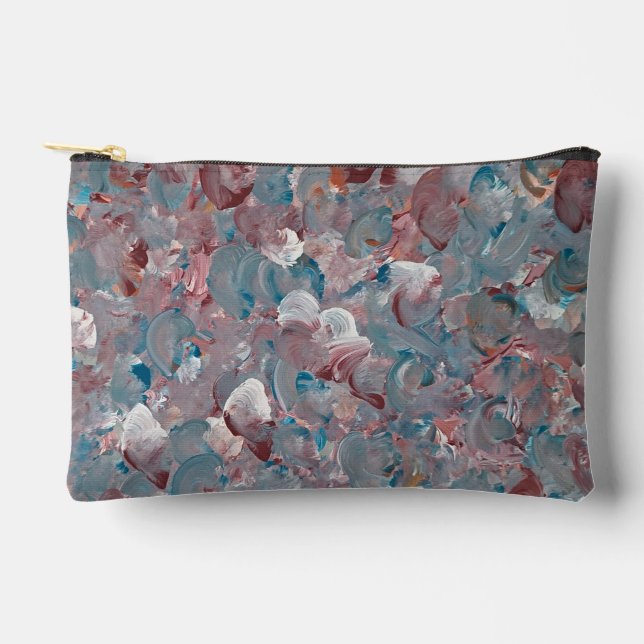 Seascape Abstract Art Accessories Pouch (Front)