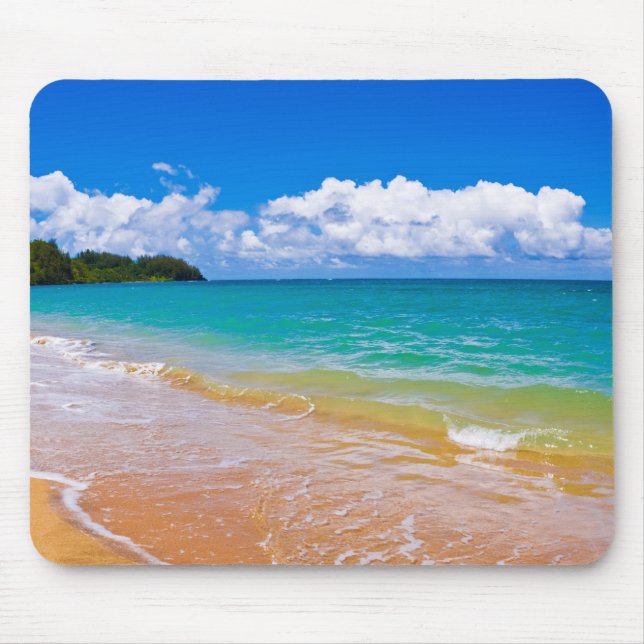Seascape Along Hanalei Bay Mouse Pad (Front)