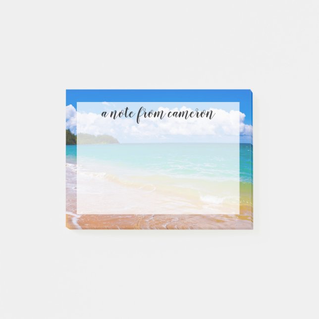 Seascape Along Hanalei Bay Post-it Notes (Front)