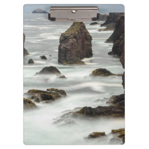 Seascape and sea stacks, Shetland Clipboard