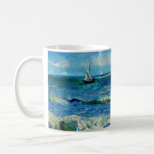 Seascape at Les Saintes-Maries Fine Art Coffee Mug