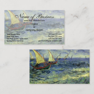 Seascape at Saintes-Maries by Vincent van Gogh Business Card