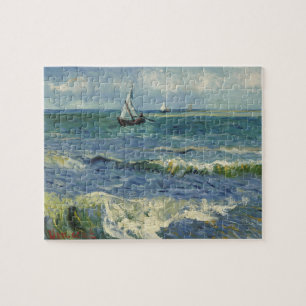 Seascape at Saintes Maries by Vincent van Gogh Jigsaw Puzzle