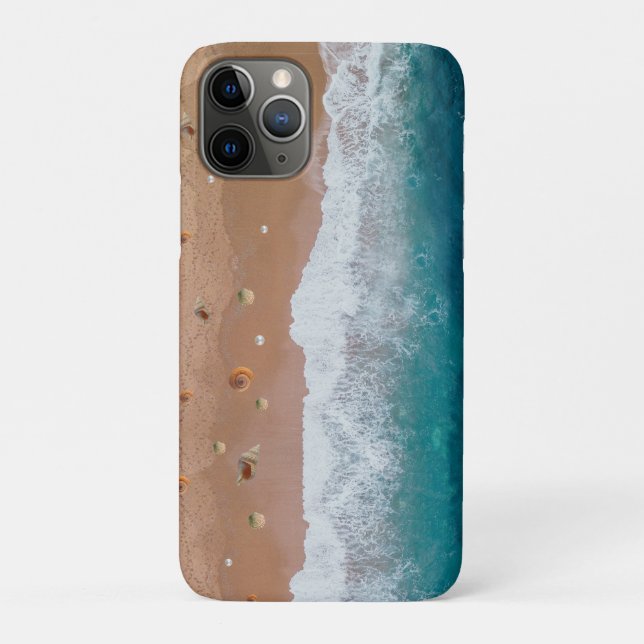 SEASCAPE BEACH SHELLS SUMMER VACATION  Case-Mate iPhone CASE (Back)