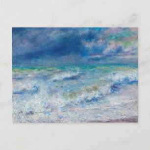 Seascape by Pierre-Auguste Renoir Fine Art Postcard