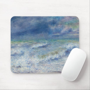 Seascape by Renoir – Impressionist Ocean View Mouse Pad
