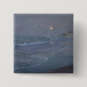 Seascape, c.1892-93 2 inch square button