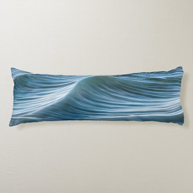 Seascape Calm Waves 46 Body Pillow (Front)