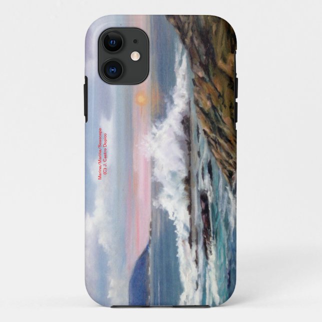 Seascape Case-Mate iPhone Case (Back)