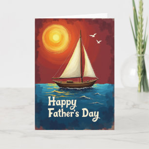Seascape Fathers Day Greeting Card