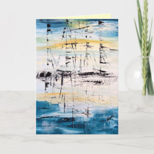 Seascape Greeting Card - Summer Sail