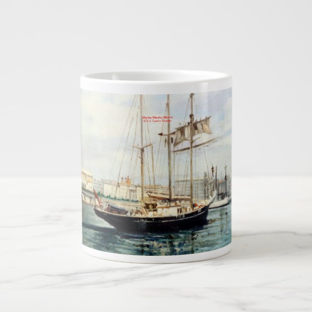 Seascape Large Coffee Mug (Front)