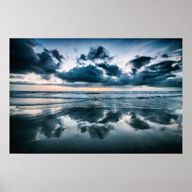 Seascape - Marina di Pietrasanta, Tuscany, Italy Poster (Front)