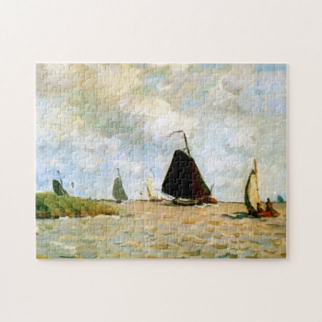 Seascape Monet Fine Art Jigsaw Puzzle (Horizontal)
