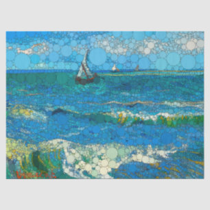 Seascape near Les Saintes-Maries-de-la-Mer, Dots Tissue Paper