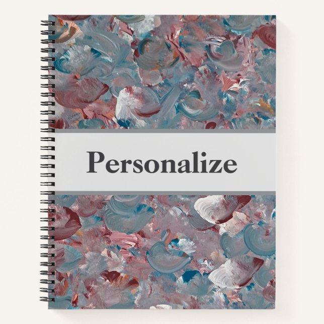 Seascape Personalized Notebook (Front)