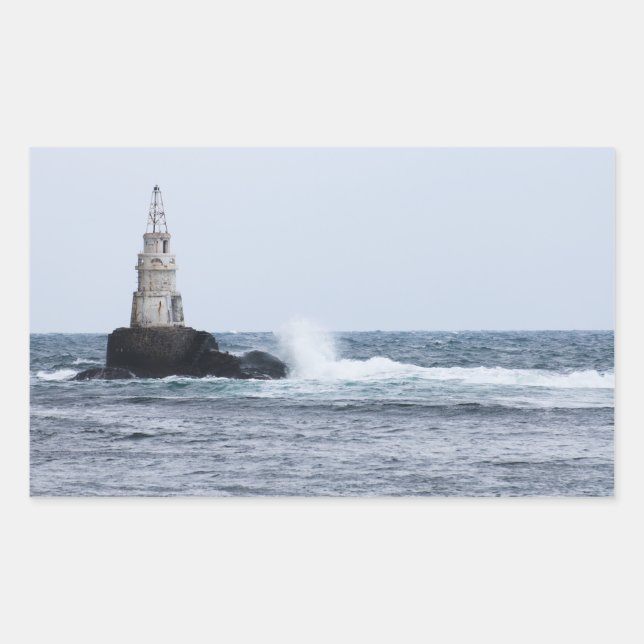 Seascape with lighthouse sticker (Front)