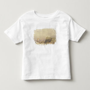 Seascape with Sailing Barges and Figures Wading Of Toddler T-shirt