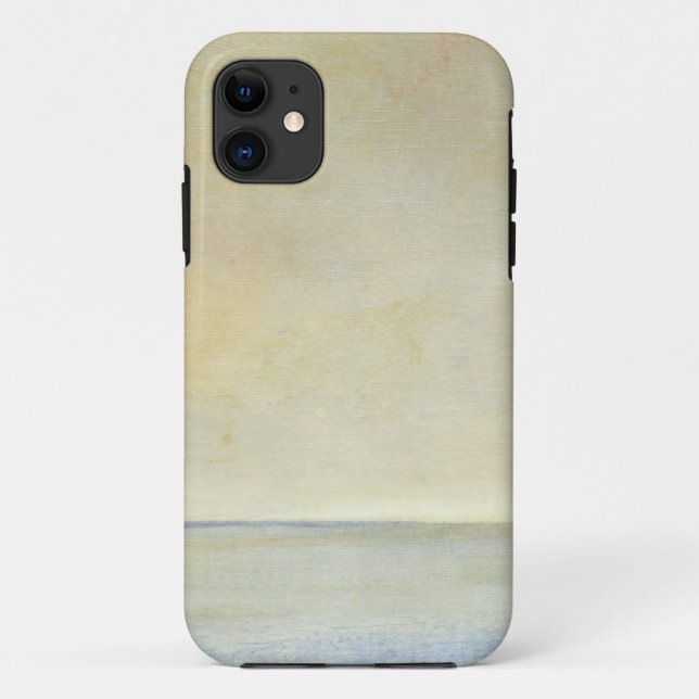 Seascape with Tranquil Orange Sunset Case-Mate iPhone Case (Back)