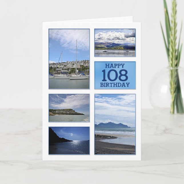 Seascapes 108th birthday card (Front)