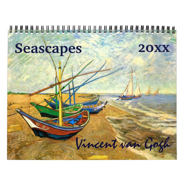 Seascapes and Rivers by Vincent van Gogh Calendar (Cover)