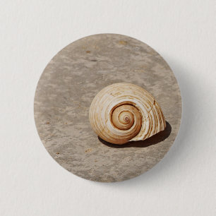 SeaShell 2 Inch Round Button