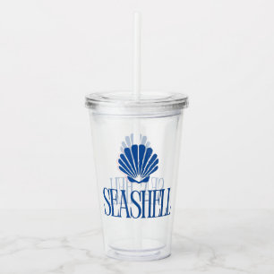 Seashell Acrylic Tumbler