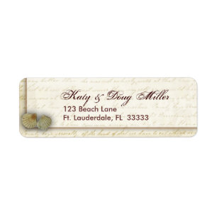 Seashell address labels