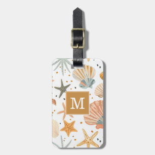 Seashell and Beach Luggage Tag