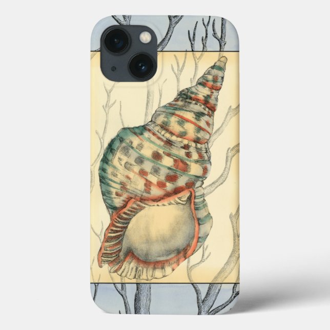 Seashell and Tree Branches Case-Mate iPhone Case (Back)