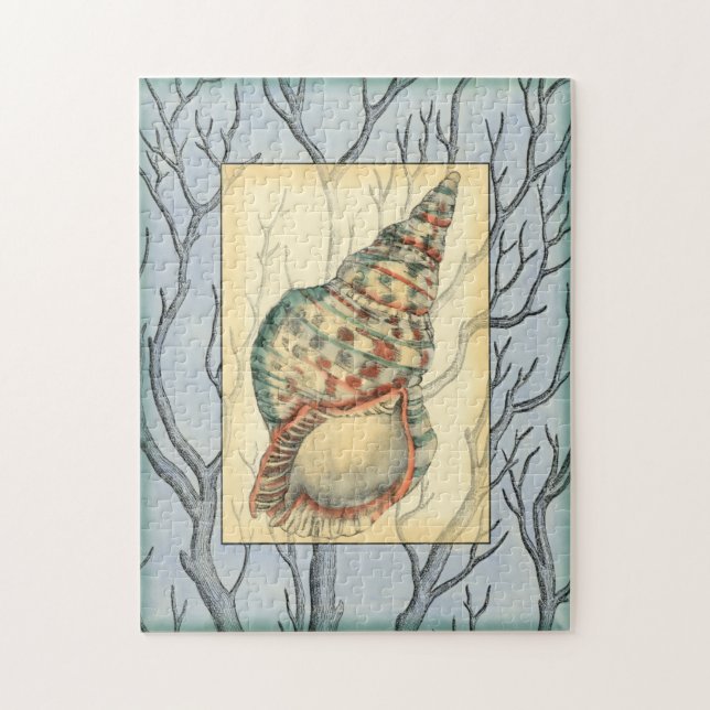 Seashell and Tree Branches Jigsaw Puzzle (Vertical)