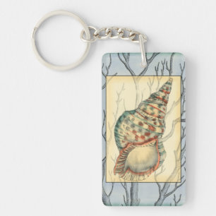 Seashell and Tree Branches Keychain