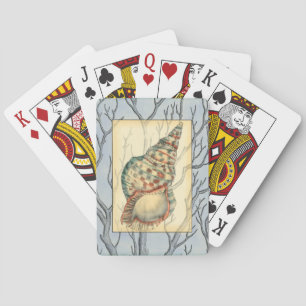 Seashell and Tree Branches Playing Cards