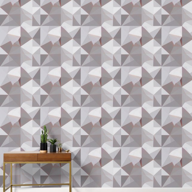 Seashell angled  wallpaper (Hallway)